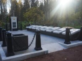 На городском кладбище завершено благоустройство воинского захоронения