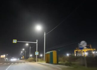 На Ухтинском шоссе завершены работы по освещению